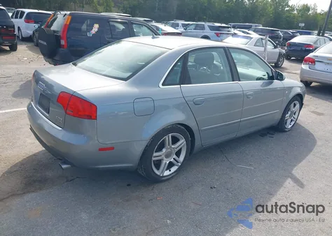 2007 Audi A4 2.0T z USA, uszkodzony, nr VIN WAUDF78E87A124933
